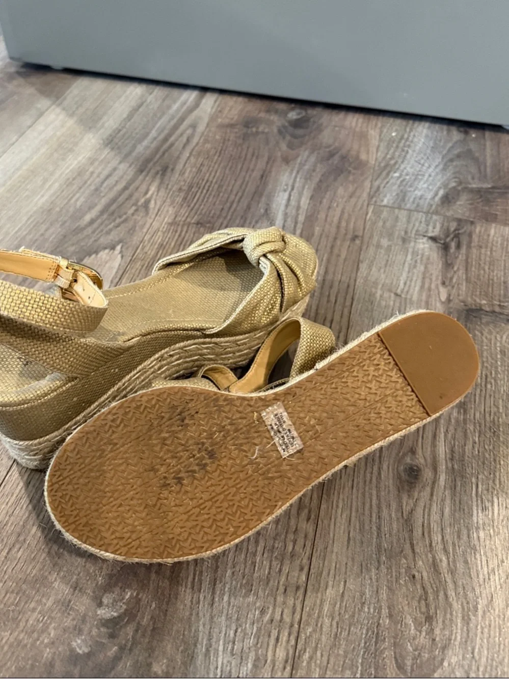 Michael Kors Maxwell Mid Wedge Sandals Sz 8.5